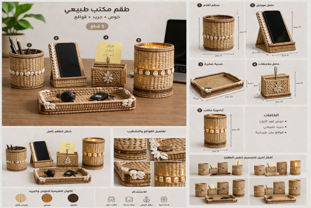 المنتج النهائي واللمسات الأخيرة